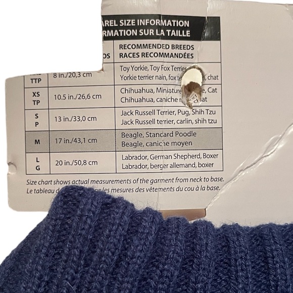 Brand New With Tags Dog Sweater - Picture 4 of 4